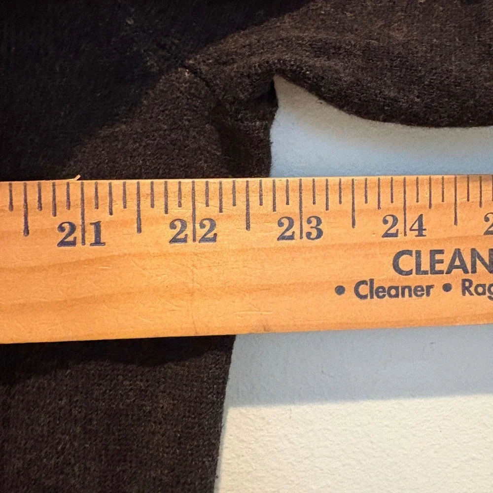 J.Crew‎ Men's Large Charcoal Gray V Neck Sweater 100% Cotton Lightweight Preppy